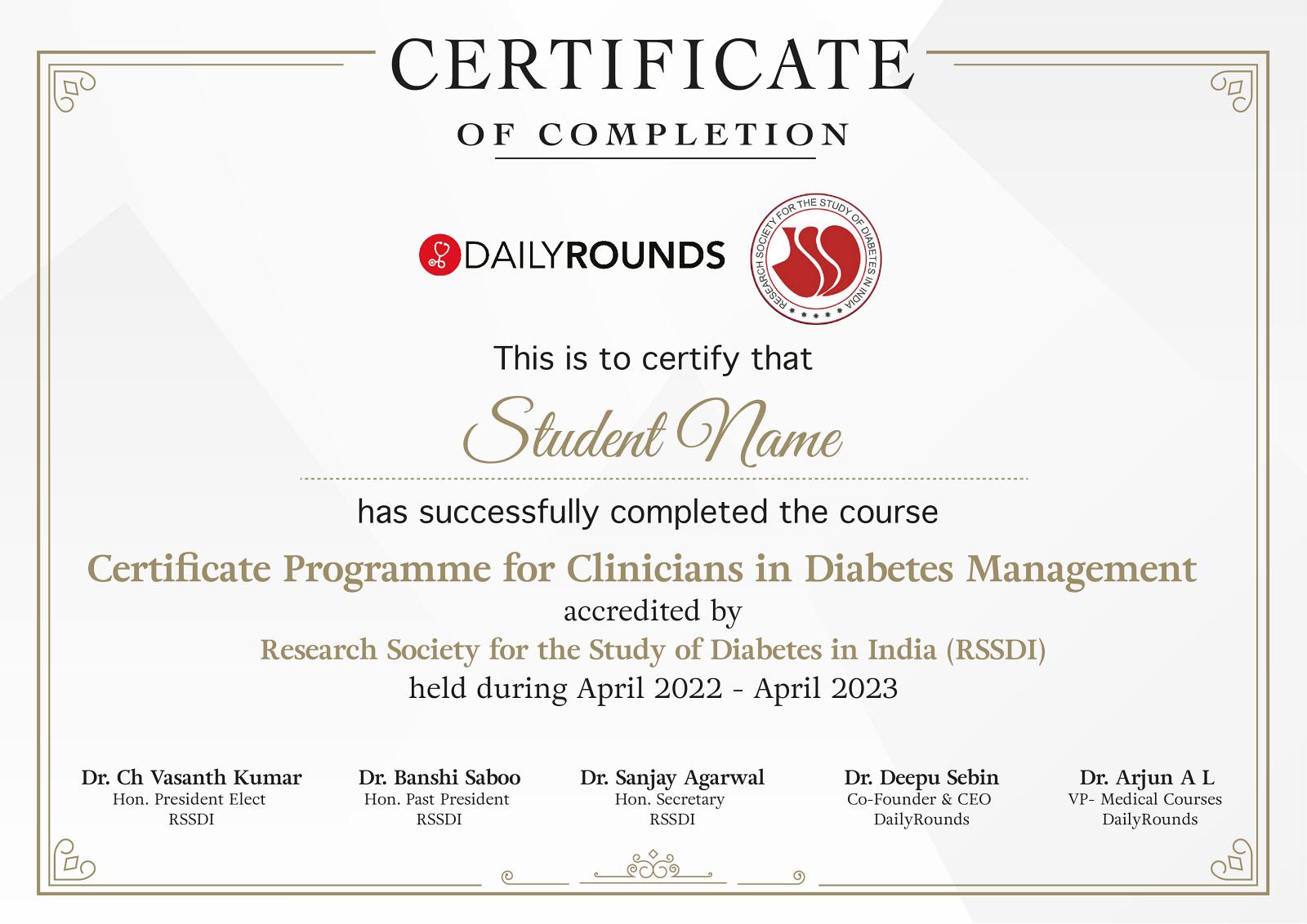 Laparoscopy Certificate